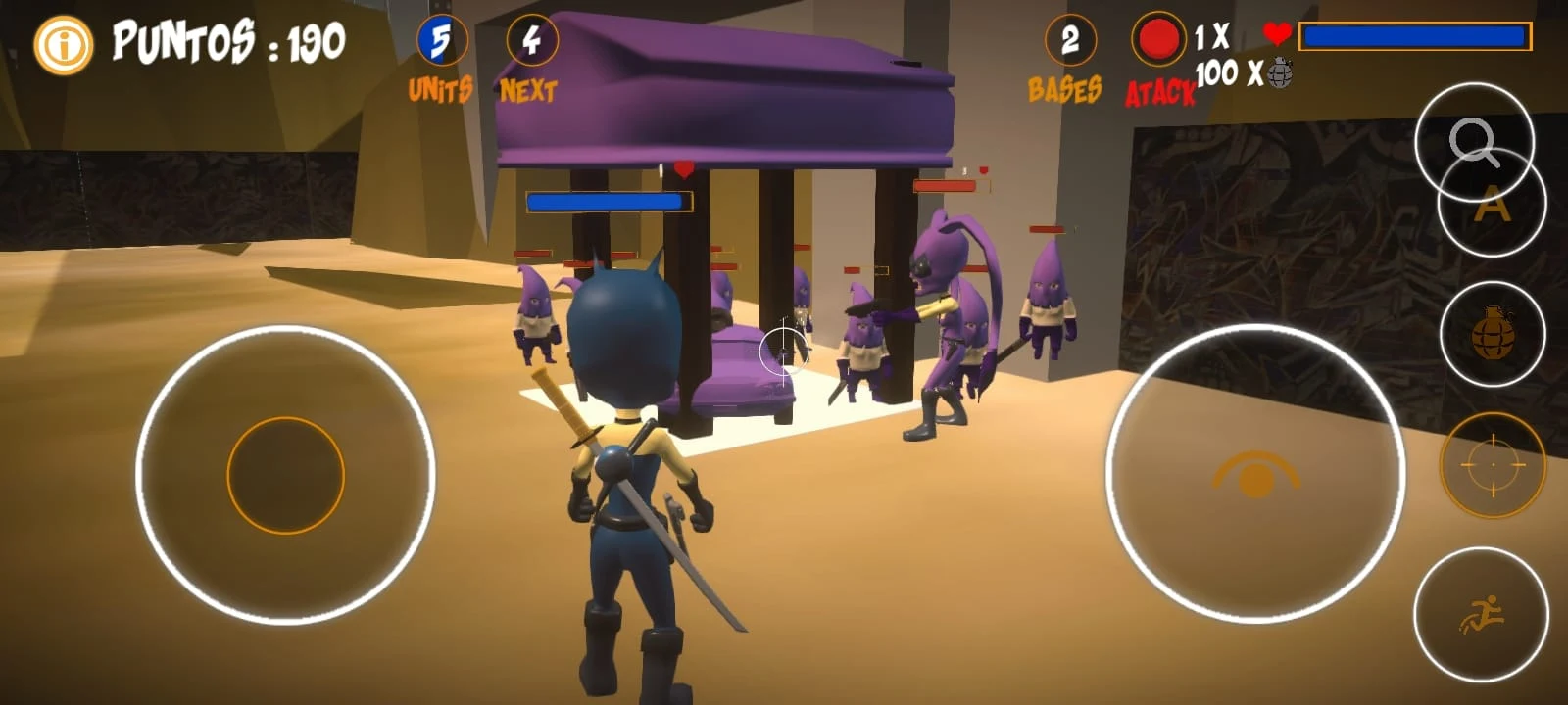 Killer Peaches shooter & cards screenshot
