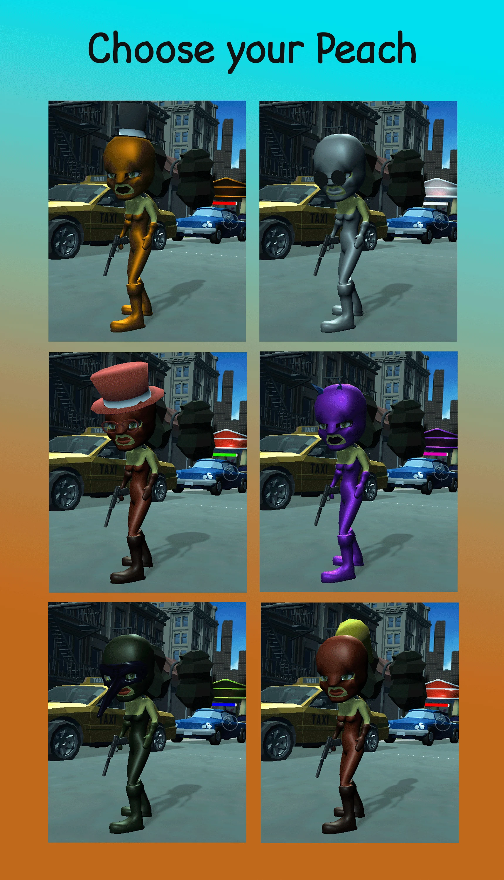Killer Peaches shooter & cards screenshot