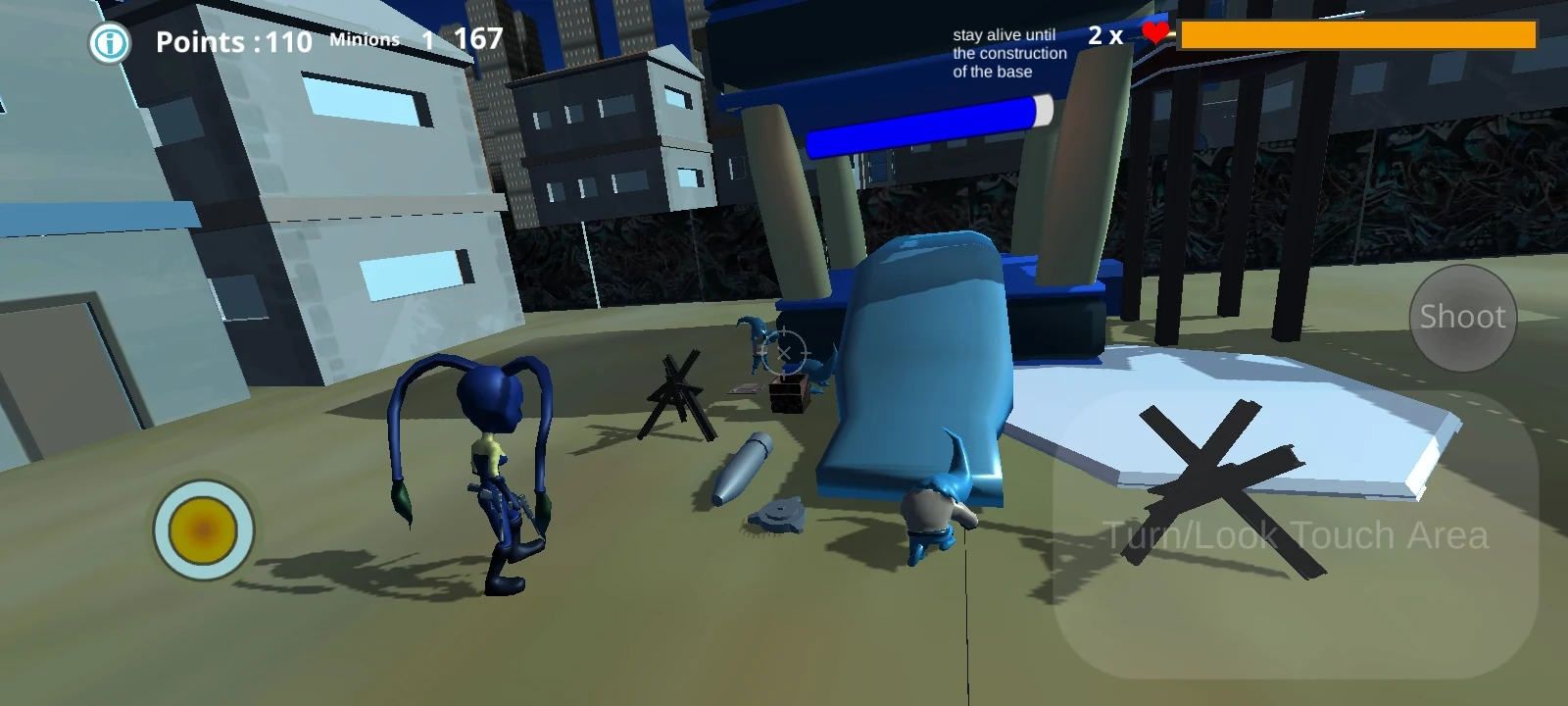Killer Peaches shooter & cards screenshot
