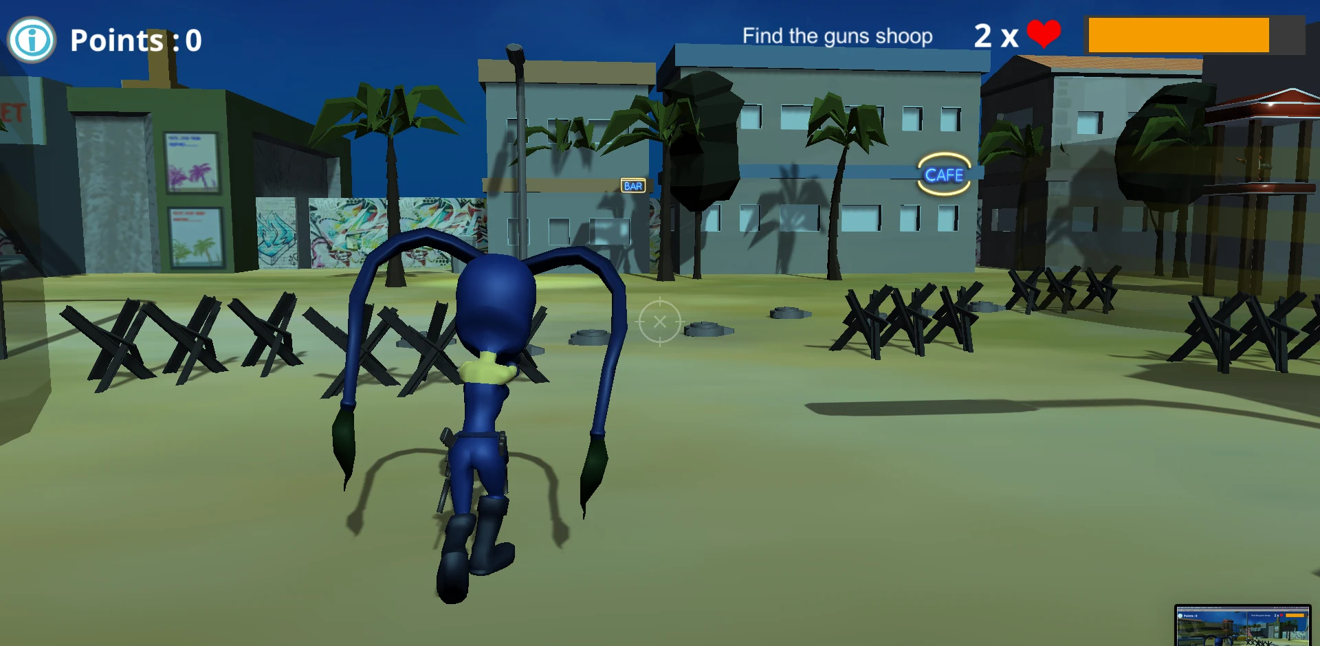 Killer Peaches shooter & cards screenshot