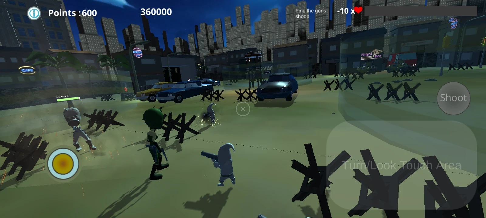 Killer Peaches shooter & cards screenshot